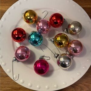 11 Ornaments Vintage Shiny Brite and Rauch
